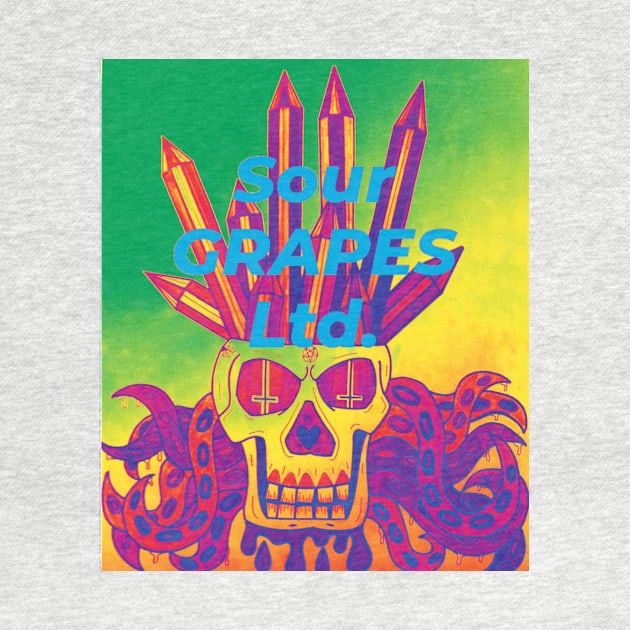 "Sour Grapes Ltd. Skull" by SourGrapesFashion